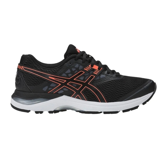 ASICS GEL-PULSE 9 - RUNNING SHOES - Women's BLACK/FLASH CORAL/CARBON - Picture 1 of 8